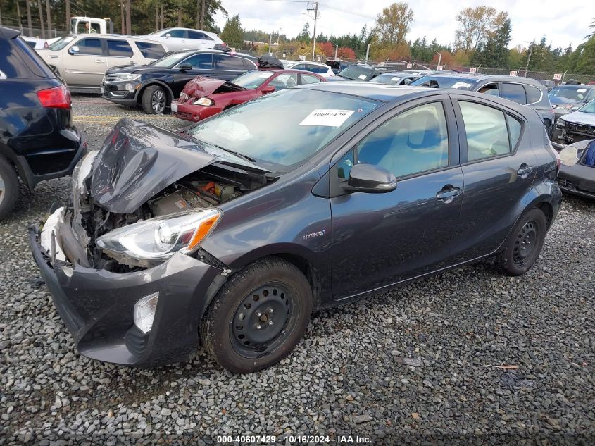 2016 Toyota Prius C One VIN: JTDKDTB38G1121434 Lot: 40607429