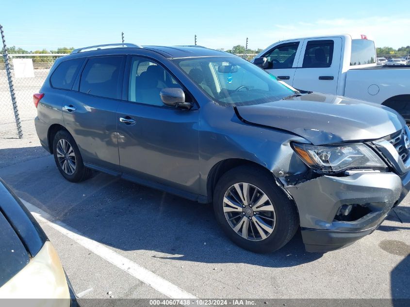 2019 Nissan Pathfinder Sv VIN: 5N1DR2MN3KC576977 Lot: 40607438