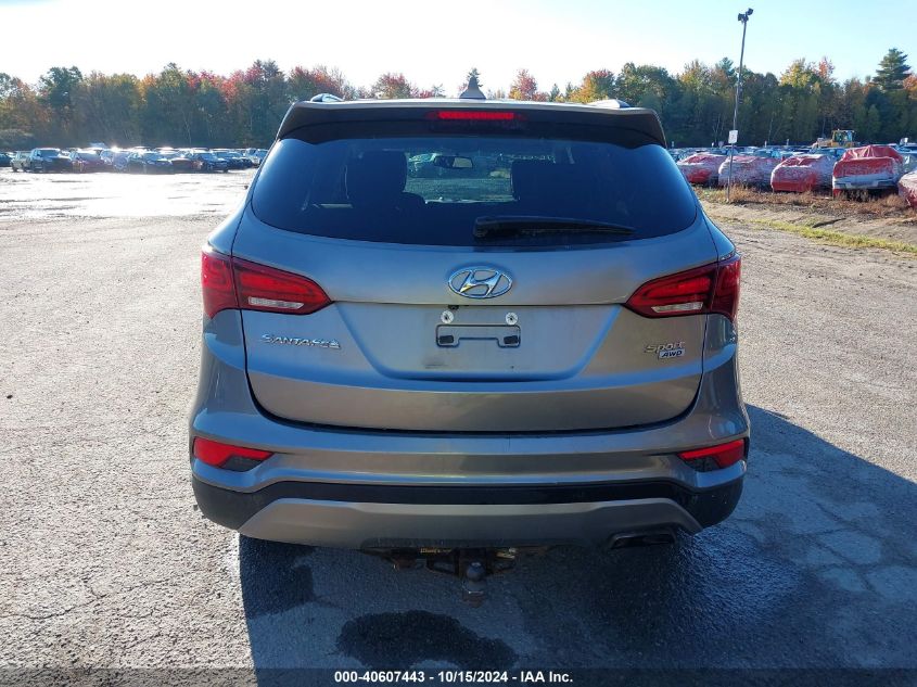 2018 Hyundai Santa Fe Sport 2.4L VIN: 5NMZUDLB8JH064563 Lot: 40607443