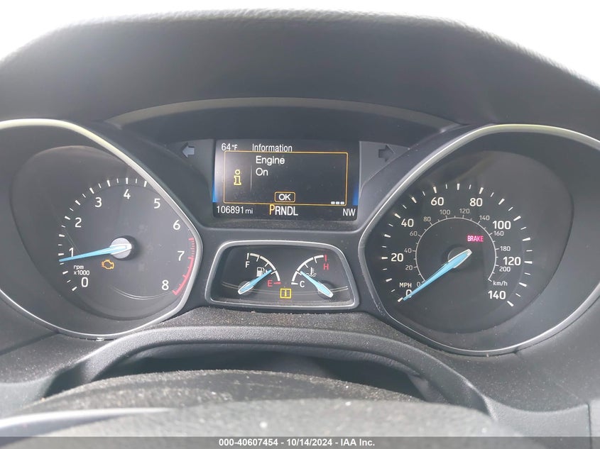 VIN 1FADP3K29JL316077 2018 FORD FOCUS SE