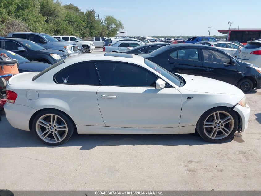 2010 BMW 135I VIN: WBAUC7C57AVK96452 Lot: 40607464