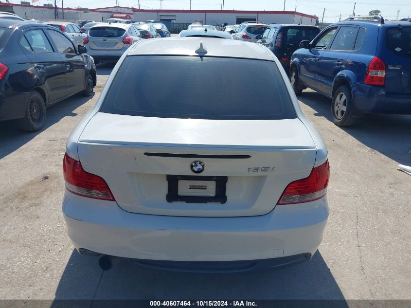 2010 BMW 135I VIN: WBAUC7C57AVK96452 Lot: 40607464