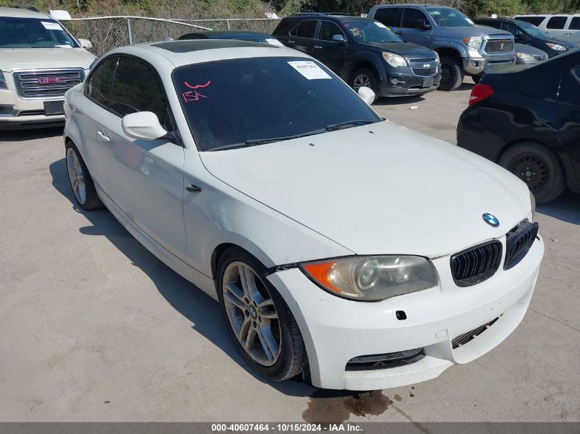 2010 BMW 135I VIN: WBAUC7C57AVK96452 Lot: 40607464