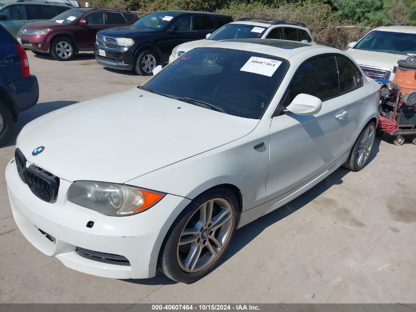 2010 BMW 135I VIN: WBAUC7C57AVK96452 Lot: 40607464