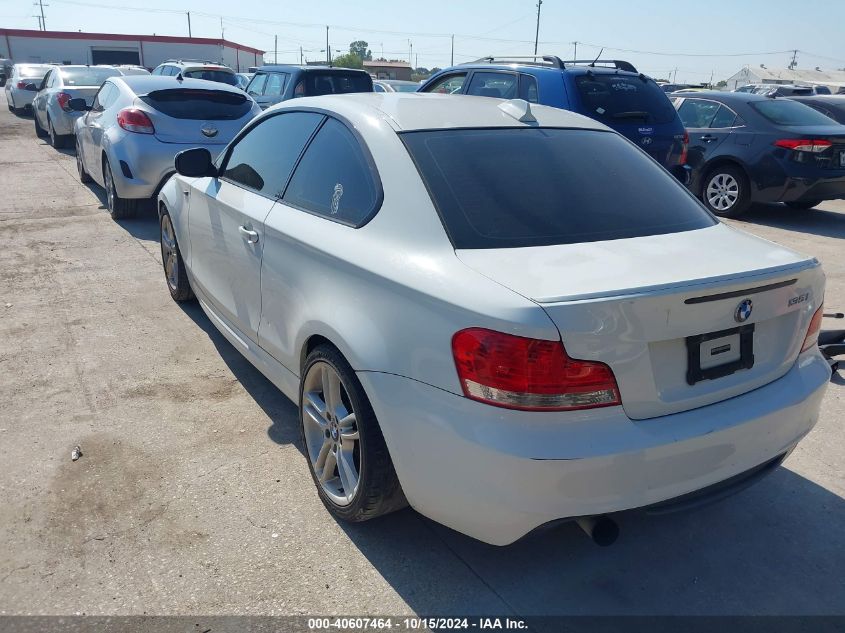 2010 BMW 135I VIN: WBAUC7C57AVK96452 Lot: 40607464