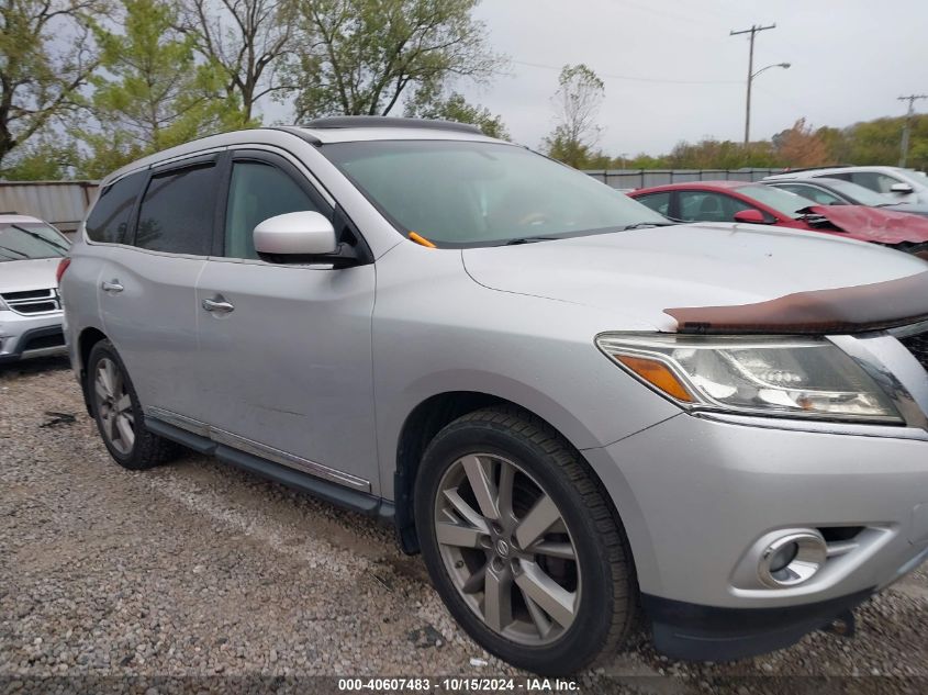 2013 Nissan Pathfinder Platinum VIN: 5N1AR2MM1DC669025 Lot: 40607483