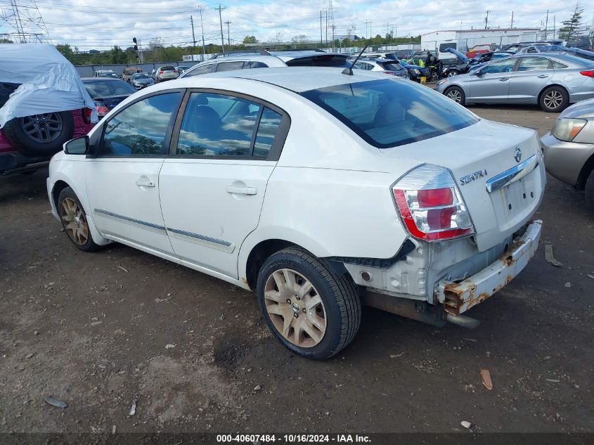 2010 Nissan Sentra 2.0S VIN: 3N1AB6AP3AL649425 Lot: 40607484