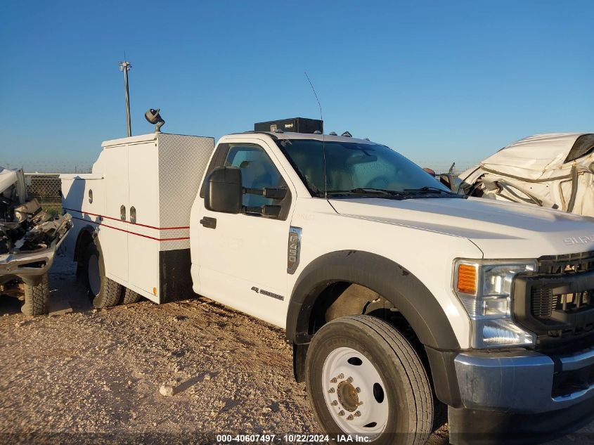 2021 Ford F-450 Chassis Xl VIN: 1FDUF4GT4MEC52555 Lot: 40607497