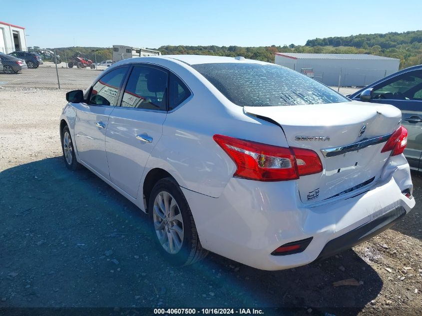 2018 Nissan Sentra Sv VIN: 3N1AB7APXJL649055 Lot: 40607500