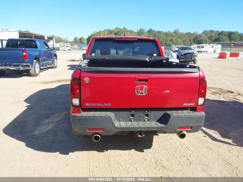 2023 Honda Ridgeline Rtl VIN: 5FPYK3F56PB045755 Lot: 40607552