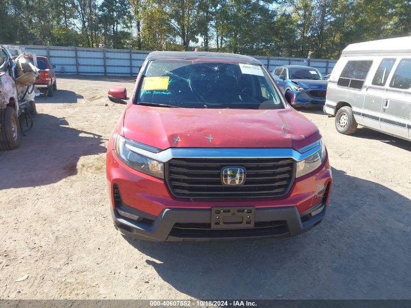 2023 Honda Ridgeline Rtl VIN: 5FPYK3F56PB045755 Lot: 40607552