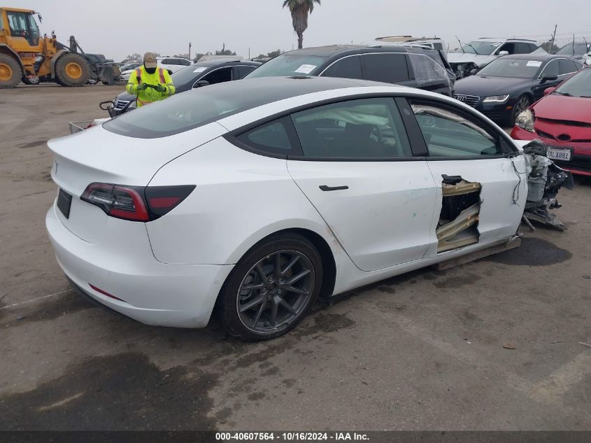 2022 Tesla Model 3 Rear-Wheel Drive VIN: 5YJ3E1EA8NF332332 Lot: 40607564