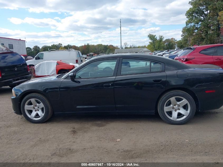 2014 Dodge Charger Police VIN: 2C3CDXAT0EH124747 Lot: 40607667