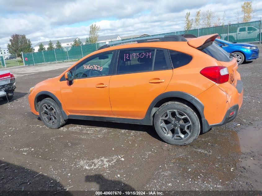 2014 Subaru Xv Crosstrek 2.0I Premium VIN: JF2GPACCXE8254735 Lot: 40607670