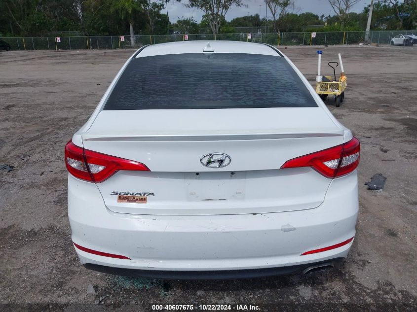 2017 Hyundai Sonata VIN: 5NPE24AF2HH572647 Lot: 40607675