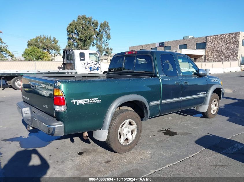 2001 Toyota Tundra Sr5 V8 VIN: 5TBBT44111S177982 Lot: 40607694