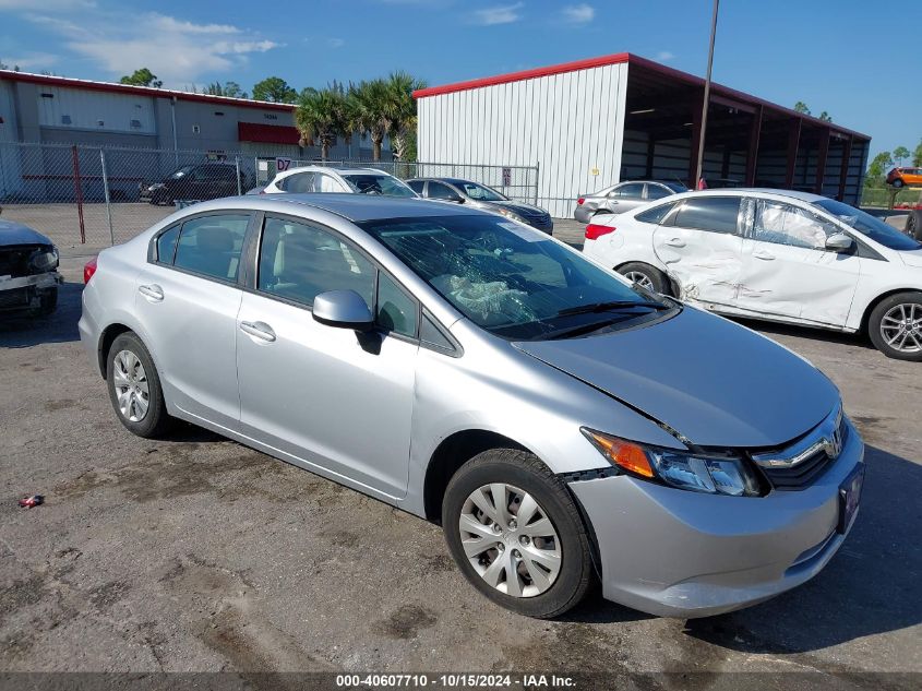 2012 Honda Civic Sdn Lx VIN: 2HGFB2F53CH562740 Lot: 40607710