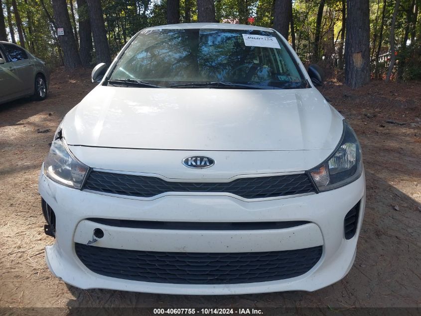 2018 Kia Rio Lx VIN: 3KPA24AB6JE060573 Lot: 40607755