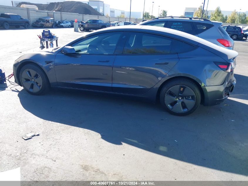 2022 Tesla Model 3 Long Range Dual Motor All-Wheel Drive VIN: 5YJ3E1EB0NF228569 Lot: 40607761