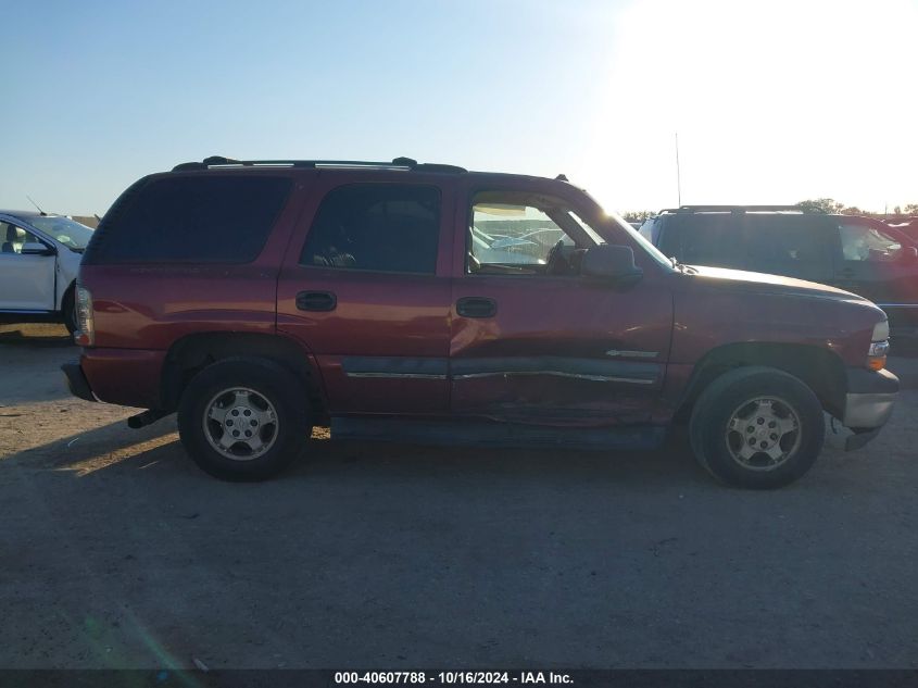 2003 Chevrolet Tahoe Ls VIN: 1GNEC13Z13R253879 Lot: 40607788