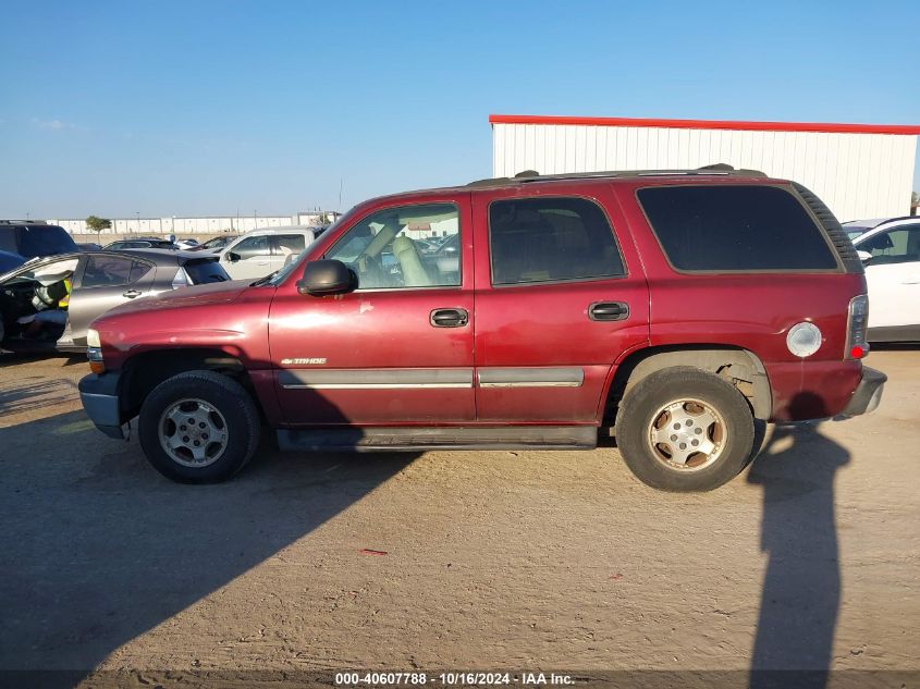 2003 Chevrolet Tahoe Ls VIN: 1GNEC13Z13R253879 Lot: 40607788