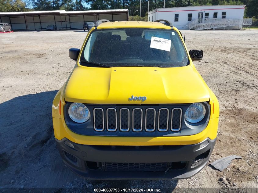 2016 Jeep Renegade Sport VIN: ZACCJAAT9GPE29084 Lot: 40607793