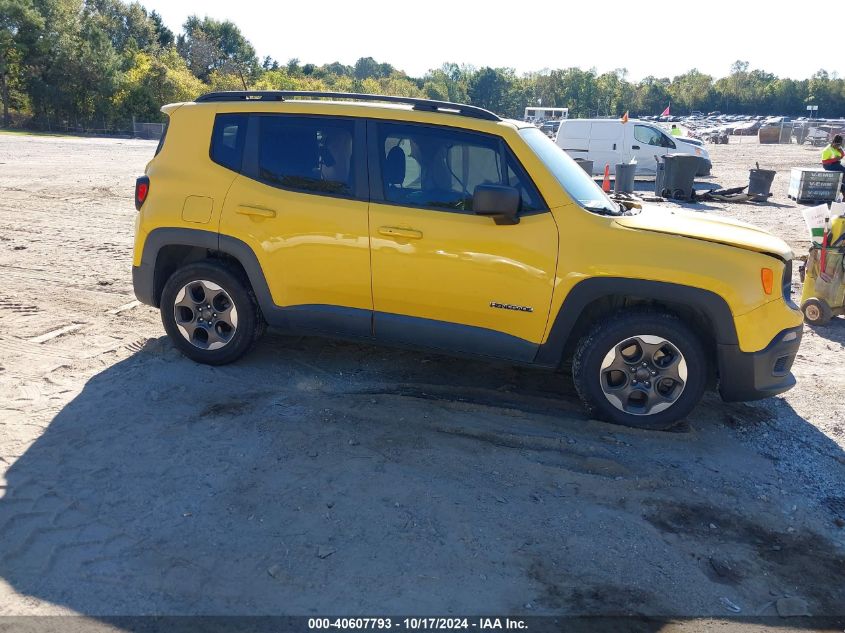 2016 Jeep Renegade Sport VIN: ZACCJAAT9GPE29084 Lot: 40607793