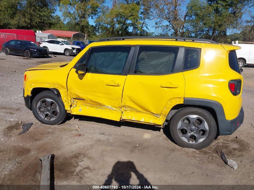 2016 Jeep Renegade Sport VIN: ZACCJAAT9GPE29084 Lot: 40607793