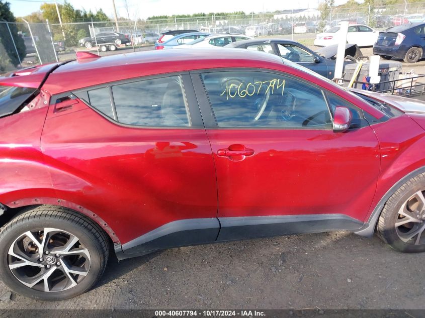 2018 Toyota C-Hr Xle/Xle Premium VIN: NMTKHMBX8JR058969 Lot: 40607794