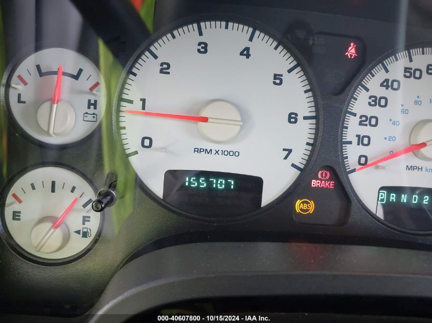 2004 Dodge Ram 1500 Slt/Laramie VIN: 1D7HA18D84S723592 Lot: 40607800