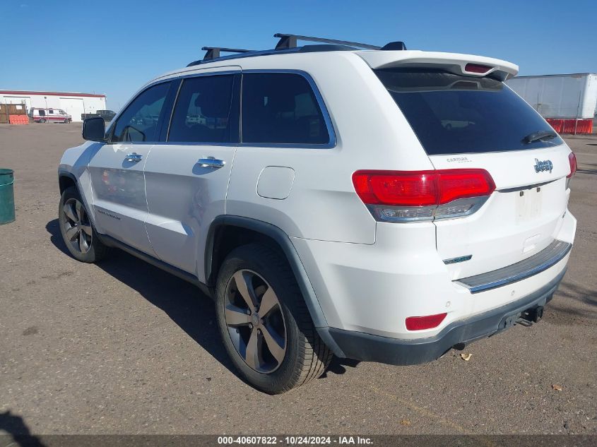 2015 Jeep Grand Cherokee Limited VIN: 1C4RJEBM9FC763661 Lot: 40607822