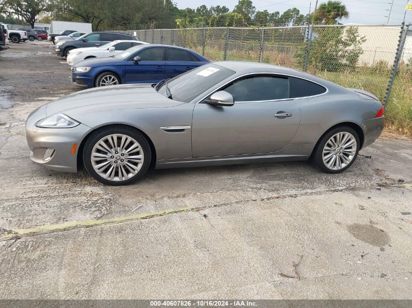 2012 Jaguar Xk VIN: SAJWA4FB5CLB46165 Lot: 40607826