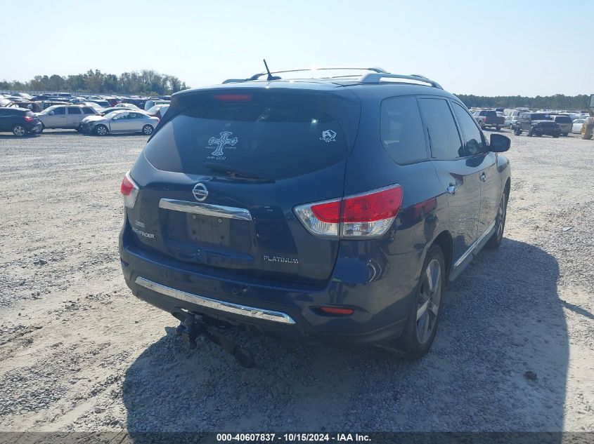 2013 Nissan Pathfinder Platinum VIN: 5N1AR2MN4DC612455 Lot: 40607837