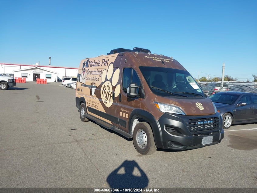 VIN 3C6LRVDG4PE604702 2023 RAM PROMASTER 2500 HIGH ROOF 159 WB