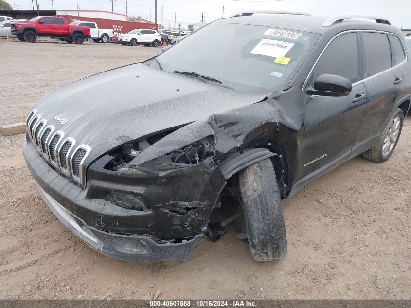 2016 Jeep Cherokee Limited VIN: 1C4PJLDS0GW347652 Lot: 40607888