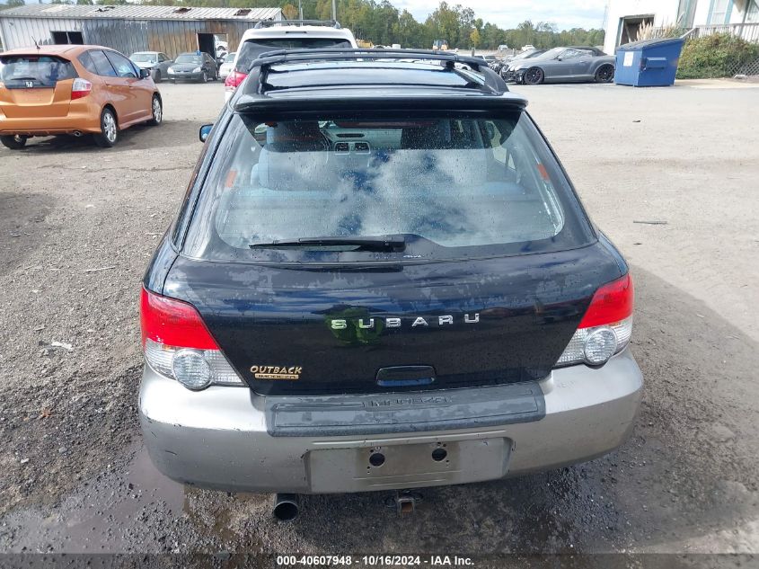 2005 Subaru Impreza Outback Sport Base W/Special Edition VIN: JF1GG68585H804784 Lot: 40607948