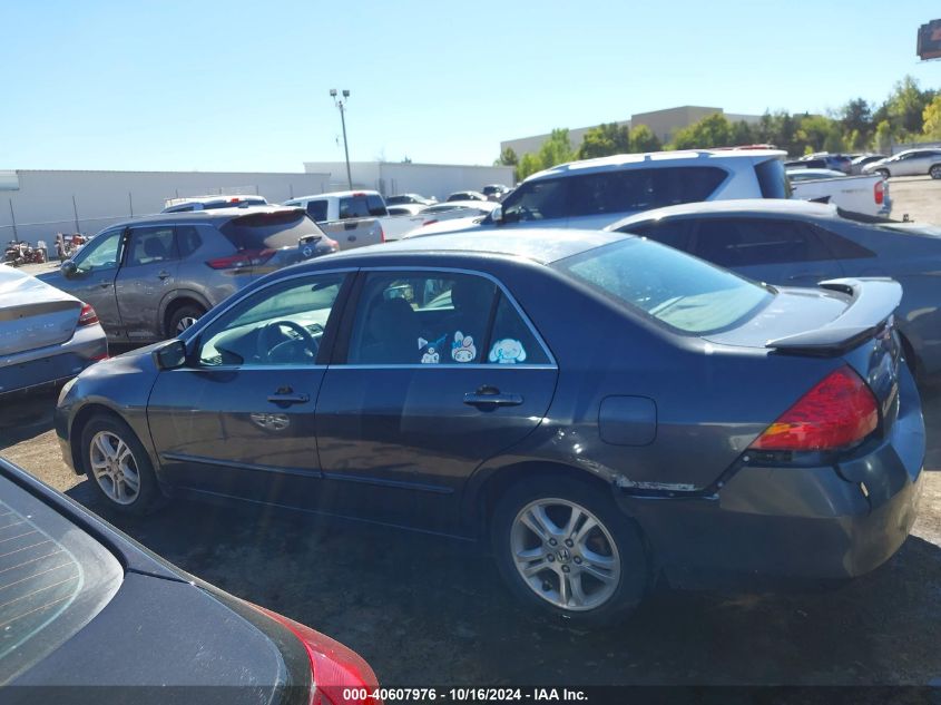 2006 Honda Accord 2.4 Se VIN: 1HGCM56326A163527 Lot: 40607976