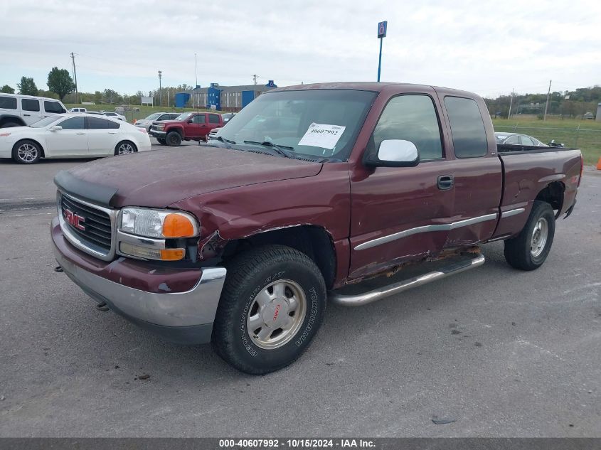 2000 GMC Sierra 1500 Sle VIN: 1GTEK19T6YE106454 Lot: 40607992