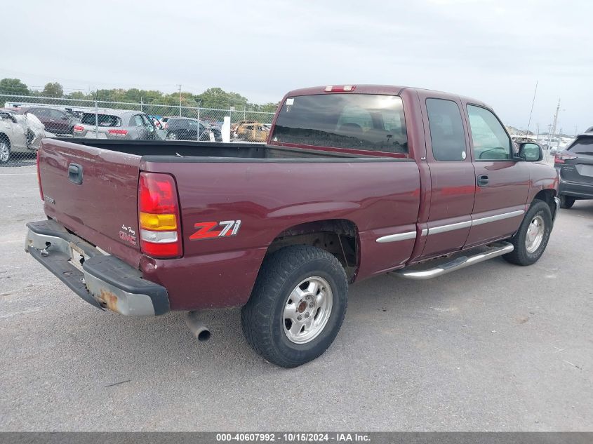 2000 GMC Sierra 1500 Sle VIN: 1GTEK19T6YE106454 Lot: 40607992