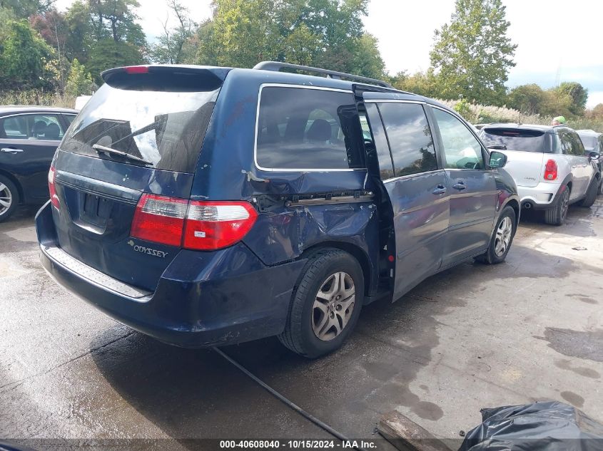 2005 Honda Odyssey Ex-L VIN: 5FNRL38705B022932 Lot: 40608040