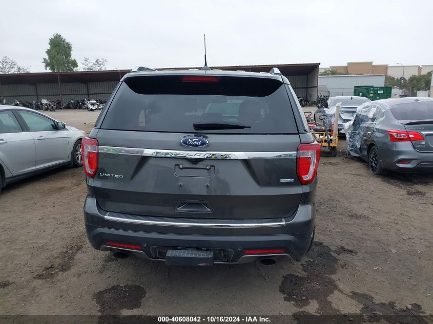 2018 Ford Explorer Limited VIN: 1FM5K8FH0JGC86917 Lot: 40608042