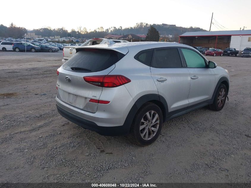 VIN KM8J2CA47KU878453 2019 Hyundai Tucson, SE no.4