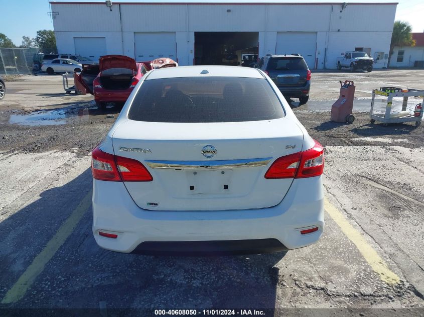 2019 Nissan Sentra Sv VIN: 3N1AB7AP7KY450906 Lot: 40608050