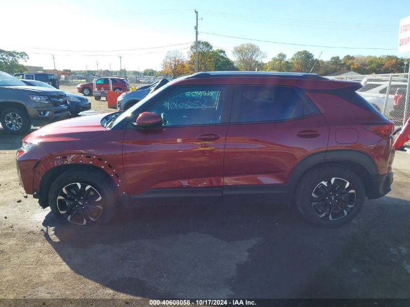 2022 Chevrolet Trailblazer Fwd Lt VIN: KL79MPS27NB007037 Lot: 40608058