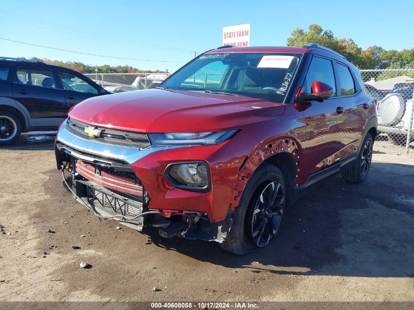 2022 Chevrolet Trailblazer Fwd Lt VIN: KL79MPS27NB007037 Lot: 40608058