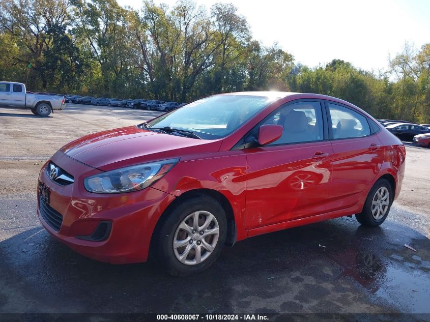 2012 Hyundai Accent Gls VIN: KMHCT4AE4CU237346 Lot: 40608067