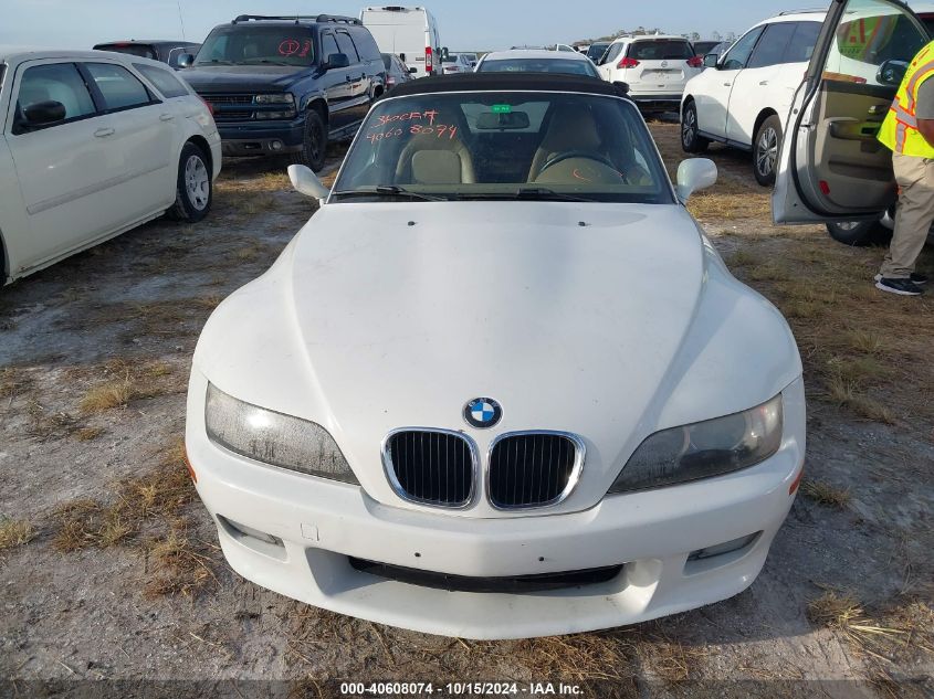 2000 BMW Z3 2.3 VIN: WBACH9346YLM91366 Lot: 40608074