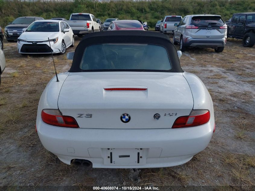 2000 BMW Z3 2.3 VIN: WBACH9346YLM91366 Lot: 40608074