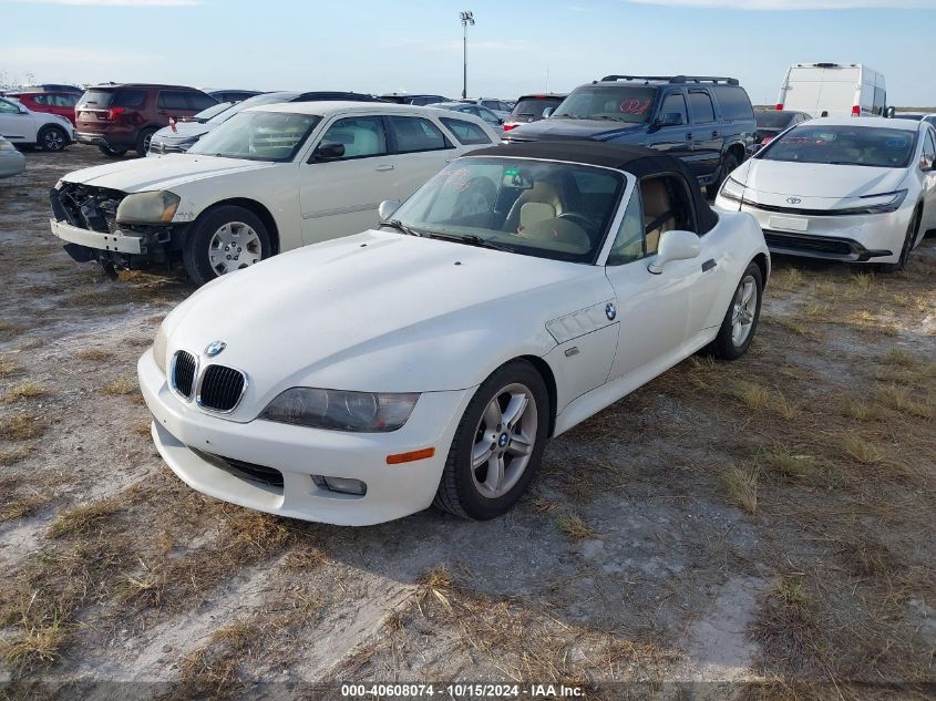 2000 BMW Z3 2.3 VIN: WBACH9346YLM91366 Lot: 40608074