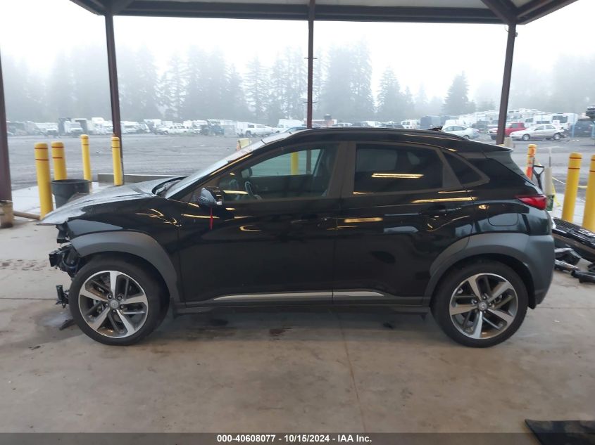2021 Hyundai Kona Ultimate VIN: 0KM8K5CA52MU66192 Lot: 40608077